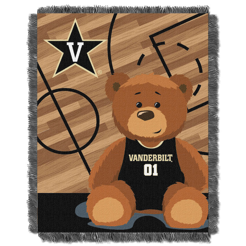 Vanderbilt Commodores Woven Baby Blanket 36 x 48