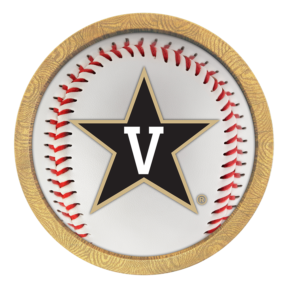 Vanderbilt Commodores Baseball FAUX Barrel Top Sign