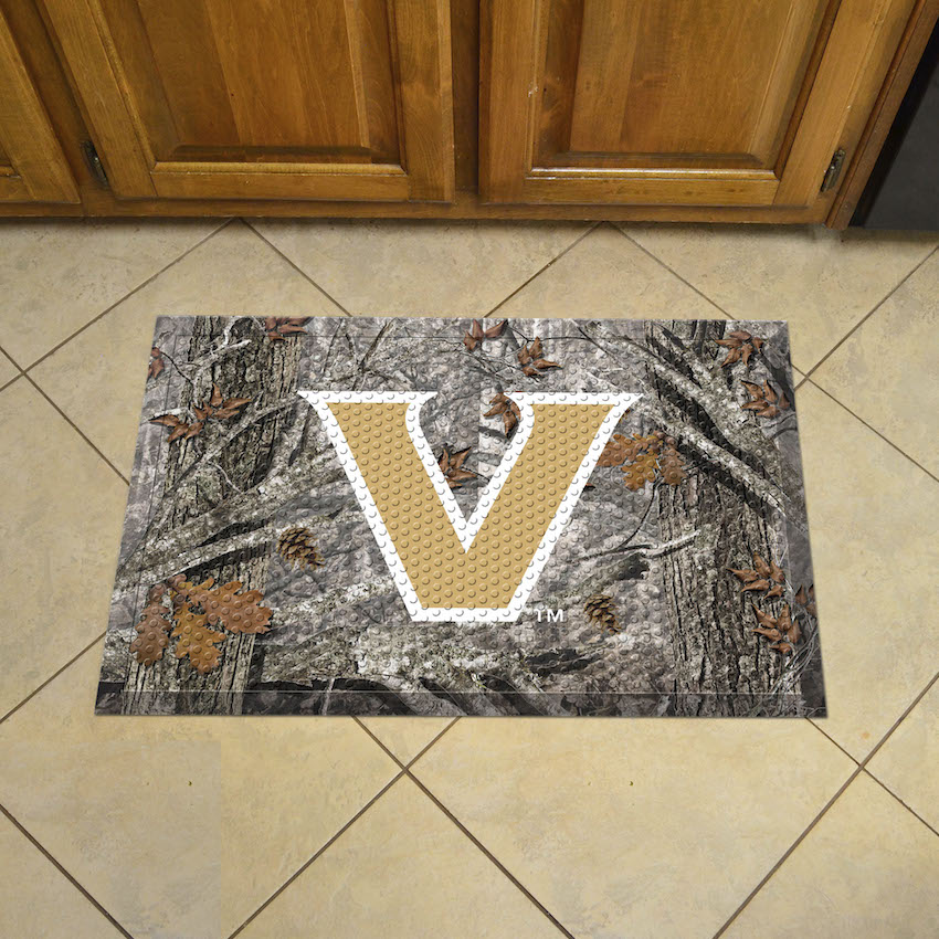 Vanderbilt Commodores Camo Style SCRAPER Door Mat