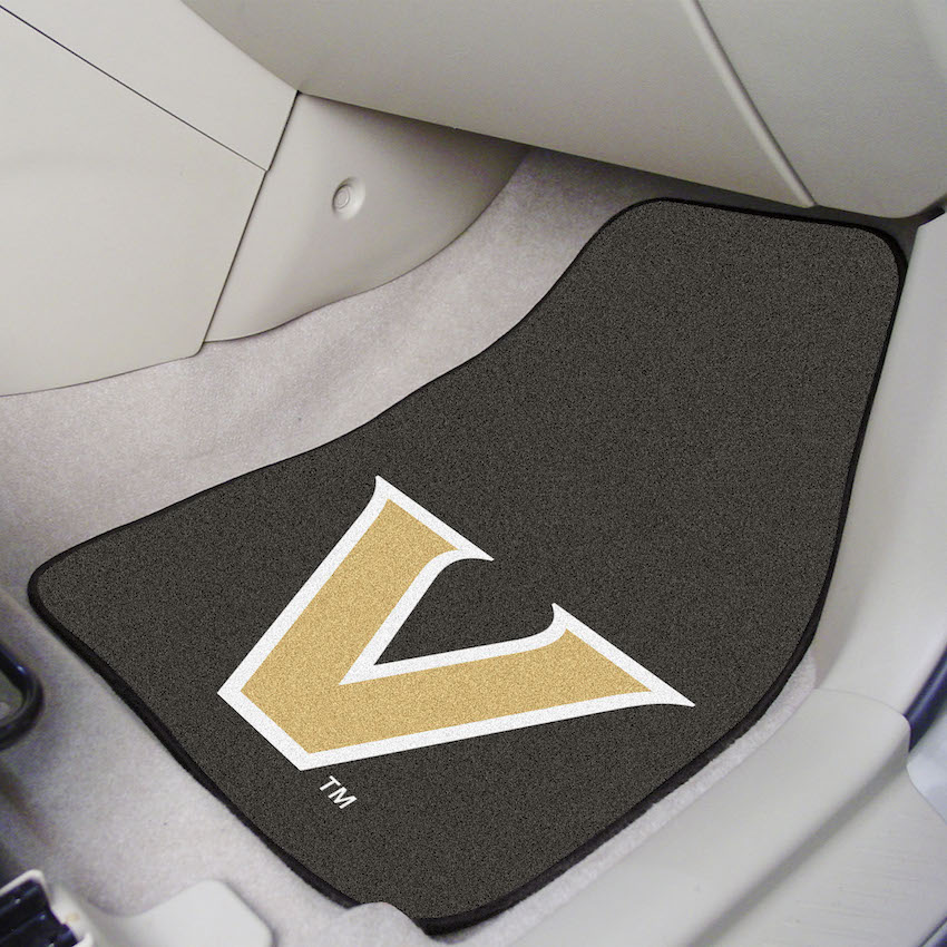 Vanderbilt Commodores Car Floor Mats 18 x 27 Carpeted-Pair