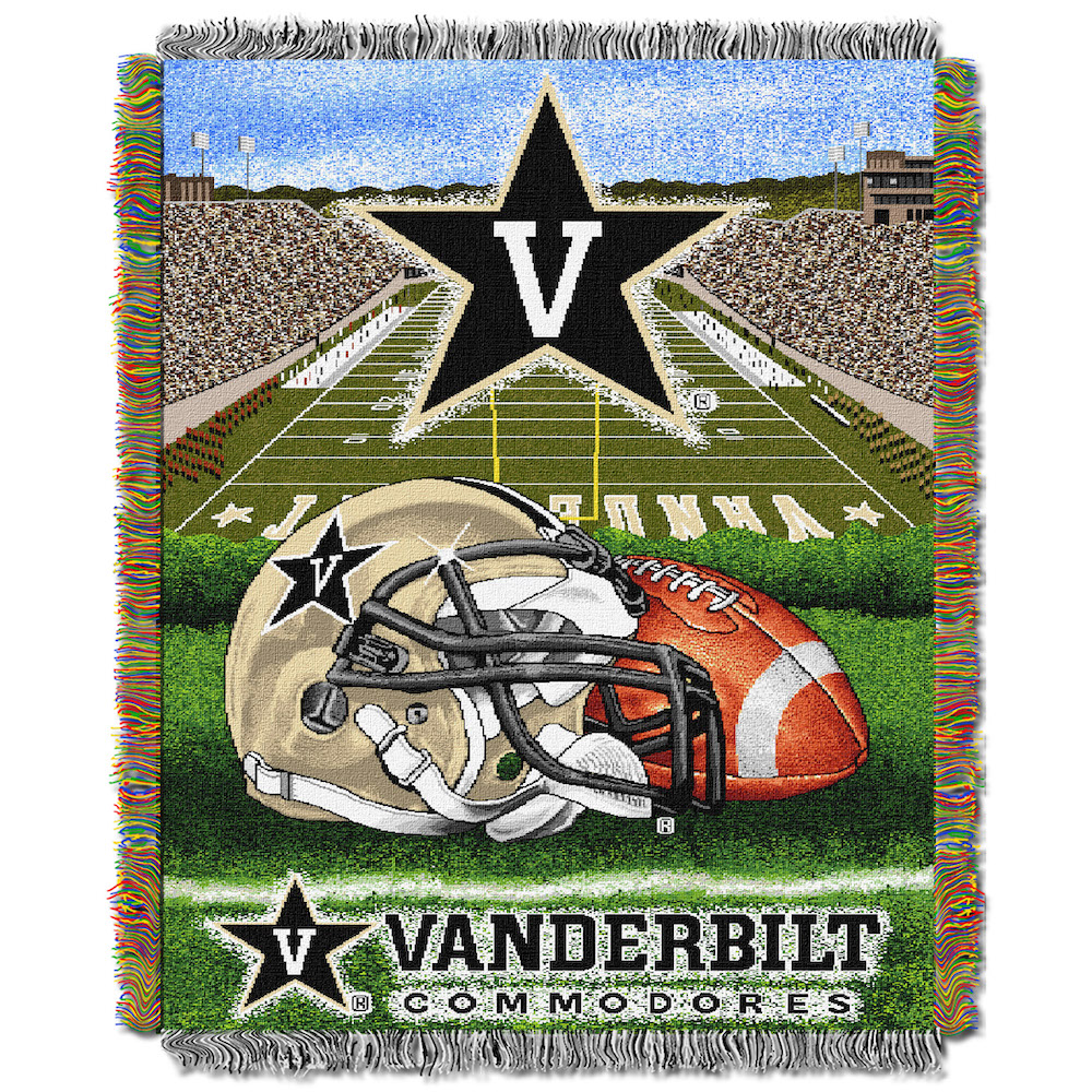 Vanderbilt Commodores Home Field Advantage Series Tapestry Blanket 48 x 60