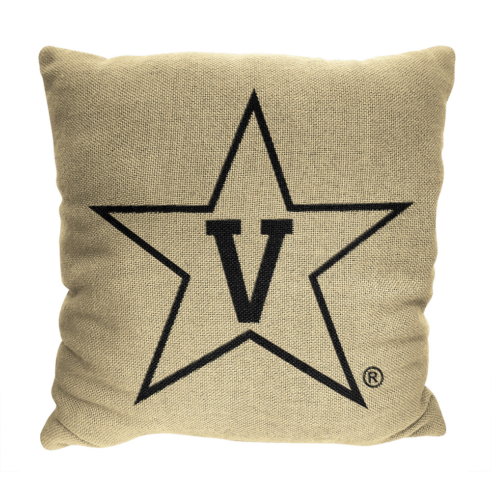 Vanderbilt Commodores Double Sided INVERT Woven Pillow