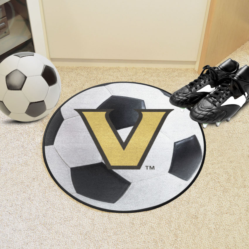 Vanderbilt Commodores SOCCER BALL Mat