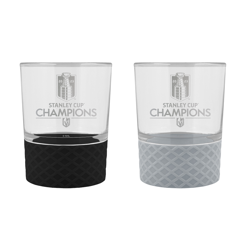 Vegas Golden Knights 2023 Stanley Cup Champions Laser Etched Rocks Glass  Set 14 OUNCE - Buy at KHC Sports