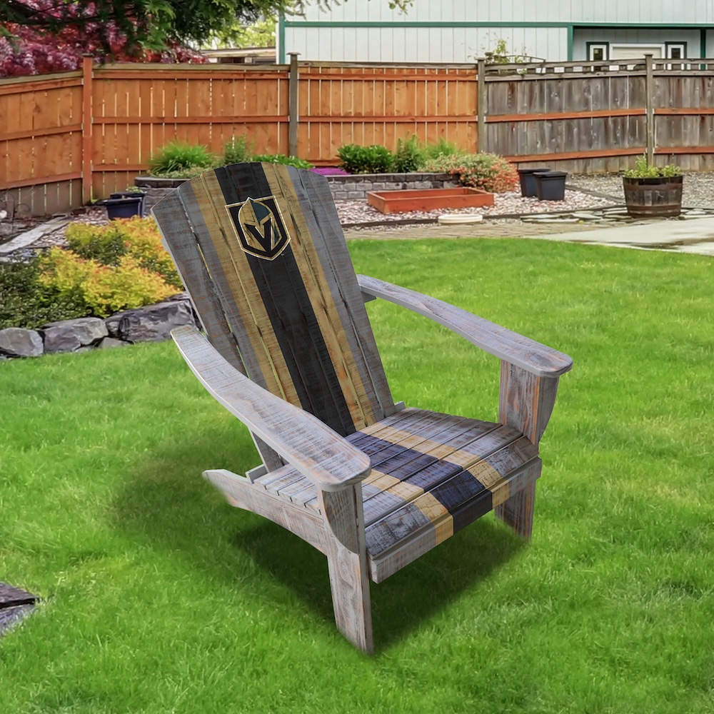 Vegas Golden Knights Wooden Adirondack Chair