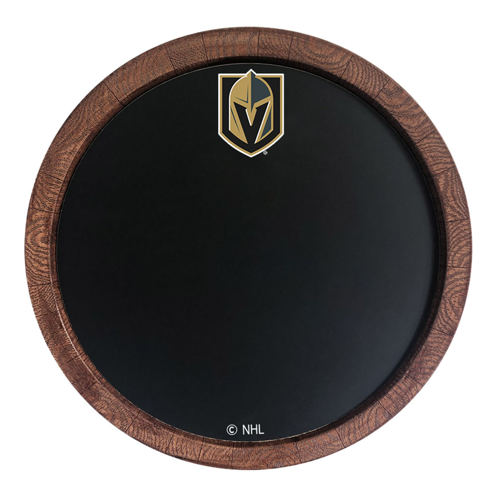 Vegas Golden Knights Chalkboard FAUX Barrel Top Sign