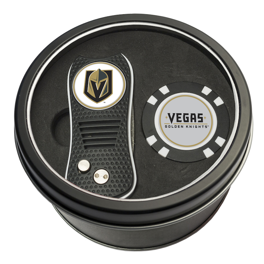 Vegas Golden Knights Switchblade Divot Tool and Golf Chip Gift Pack