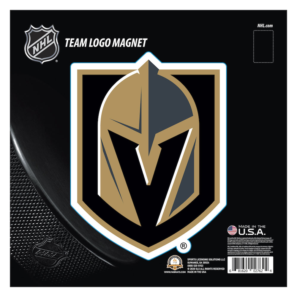 Vegas Golden Knights Large Team Logo Magnet - Indoor Outdoor