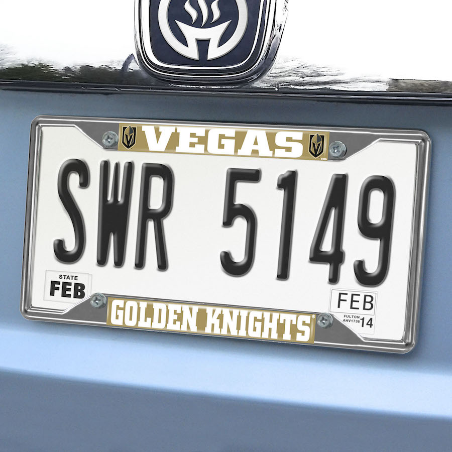 Vegas Golden Knights License Plate Frame