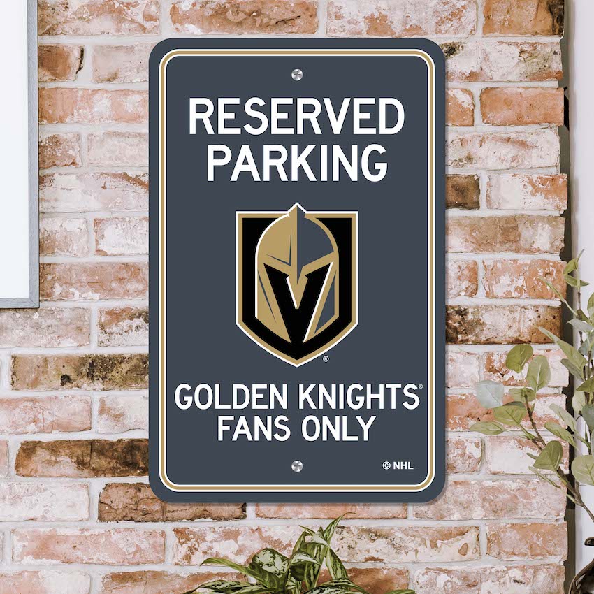 Vegas Golden Knights RESERVED Parking Sign