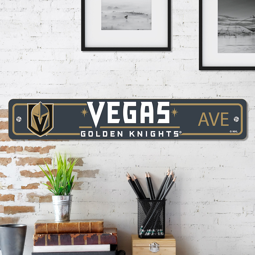 Vegas Golden Knights Street Sign