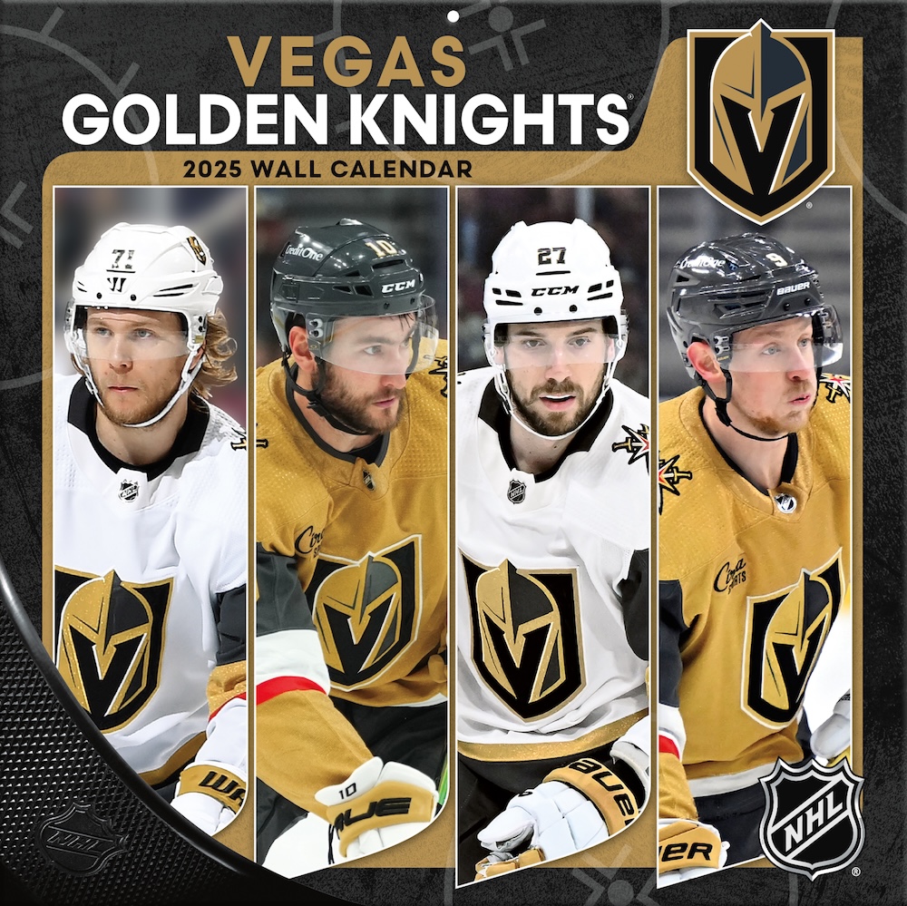 Vegas Golden Knights 2025 NHL Mini Wall Calendar