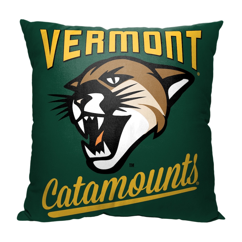 Vermont Catamounts ALUMNI Decorative Throw Pillow 18 x 18 inch