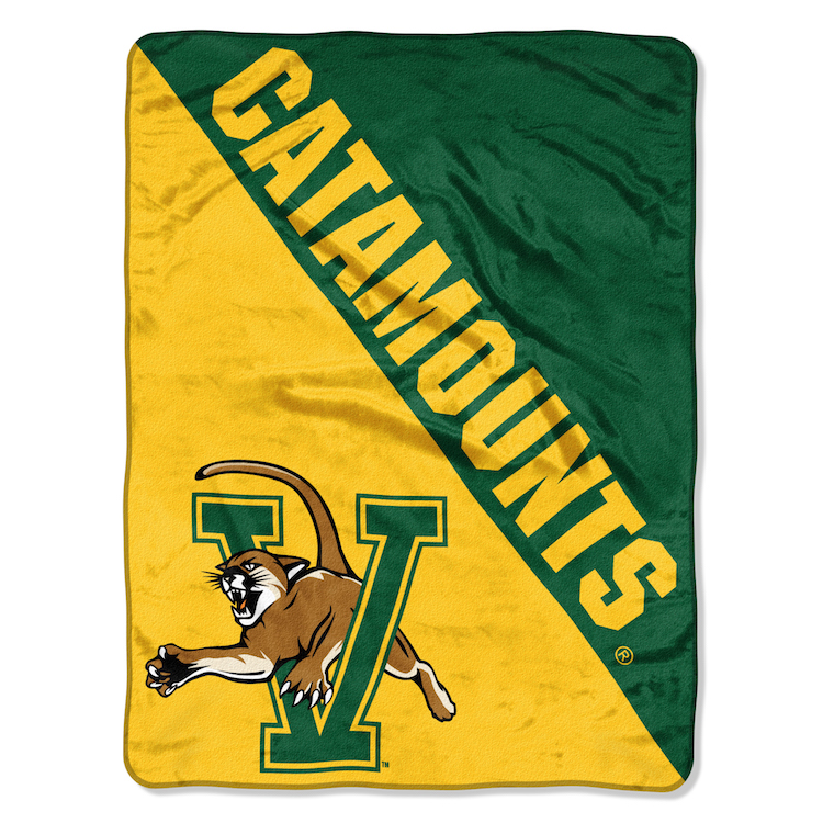 Vermont Catamounts Micro Raschel 50 x 60 Team Blanket