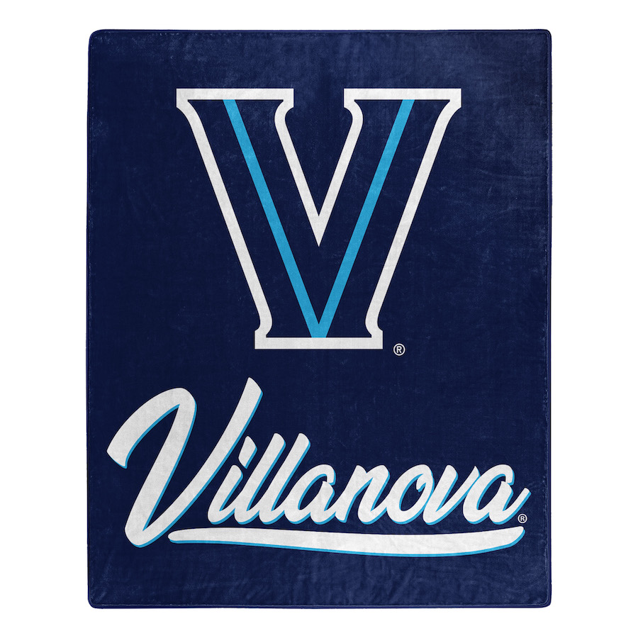 Villanova Wildcats Plush Fleece Raschel Blanket 50 x 60