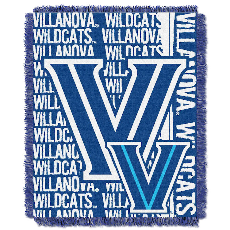 Villanova Wildcats Double Play Tapestry Blanket 48 x 60