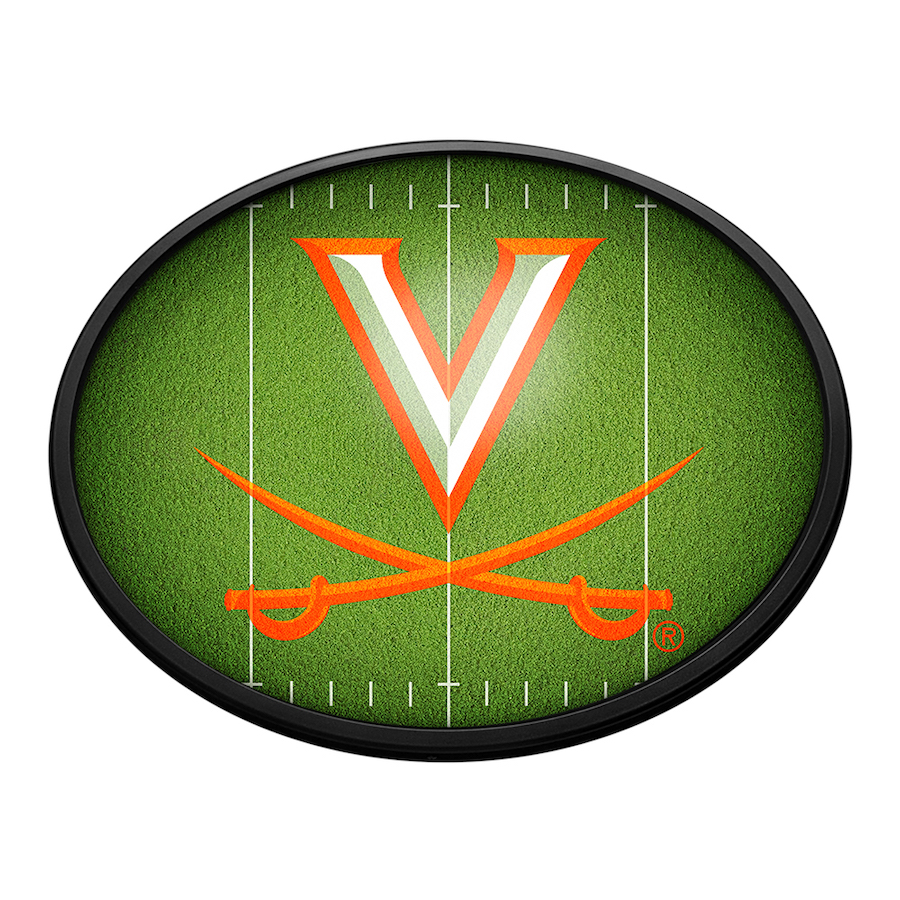 Virginia Cavaliers ON THE 50 Slimline LED Wall Sign ~ OVAL