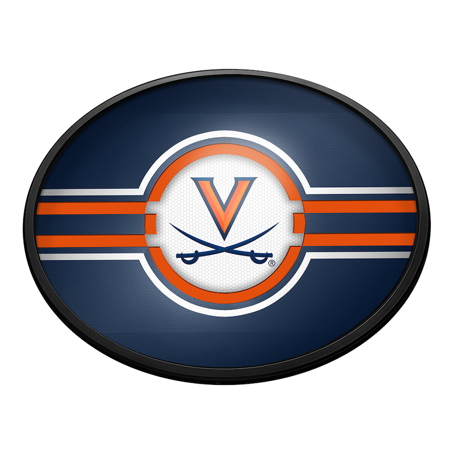 Virginia Cavaliers Slimline LED Wall Sign ~ OVAL PRIMARY