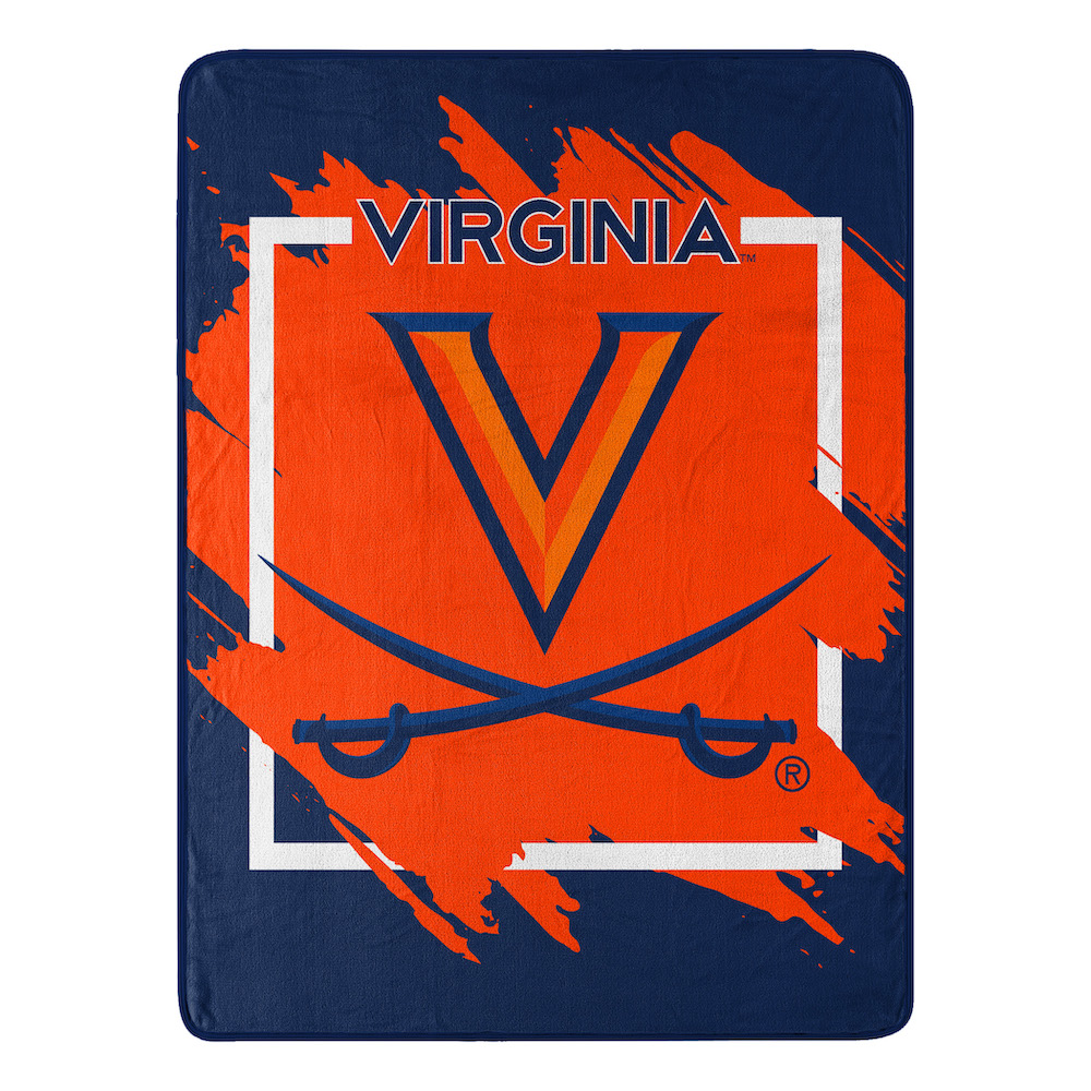 Virginia Cavaliers Micro Raschel 50 x 60 Team Blanket