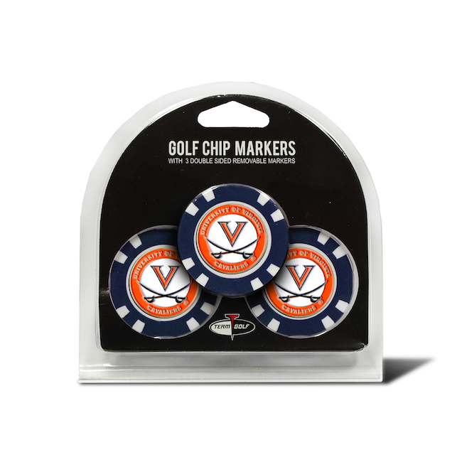 Virginia Cavaliers 3 Pack Golf Chips