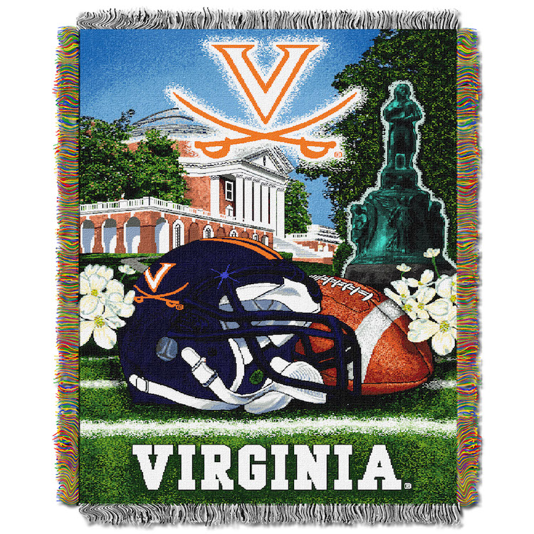 Virginia Cavaliers Home Field Advantage Series Tapestry Blanket 48 x 60