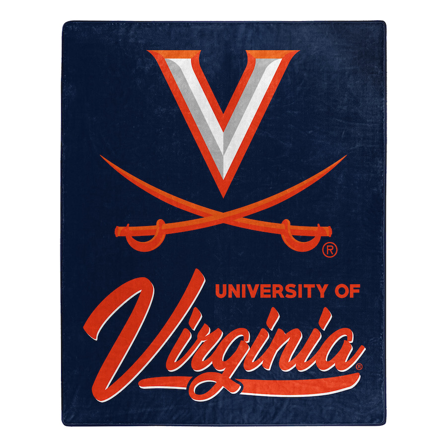 Virginia Cavaliers Plush Fleece Raschel Blanket 50 x 60
