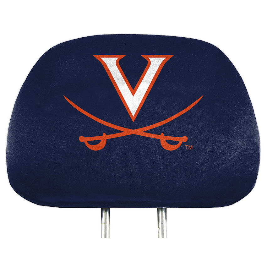 Virginia Cavaliers Printed Head Rest Covers