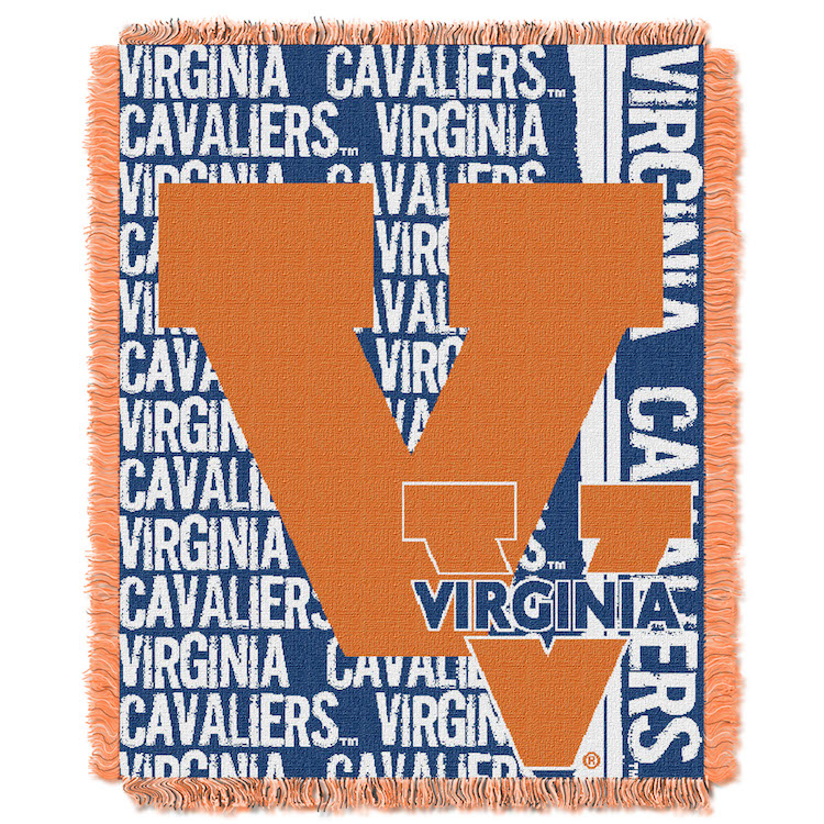 Virginia Cavaliers Double Play Tapestry Blanket 48 x 60