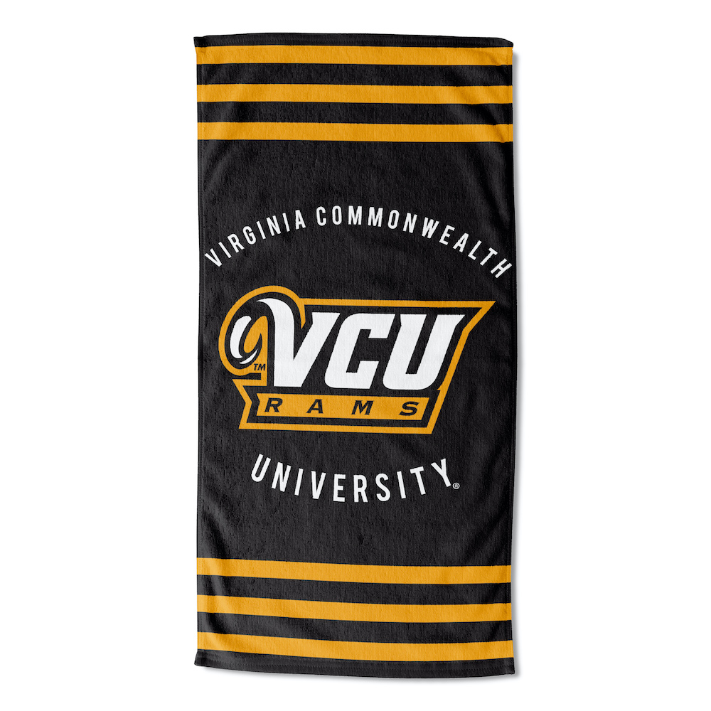 Virginia Commonwealth Rams Beach Towel