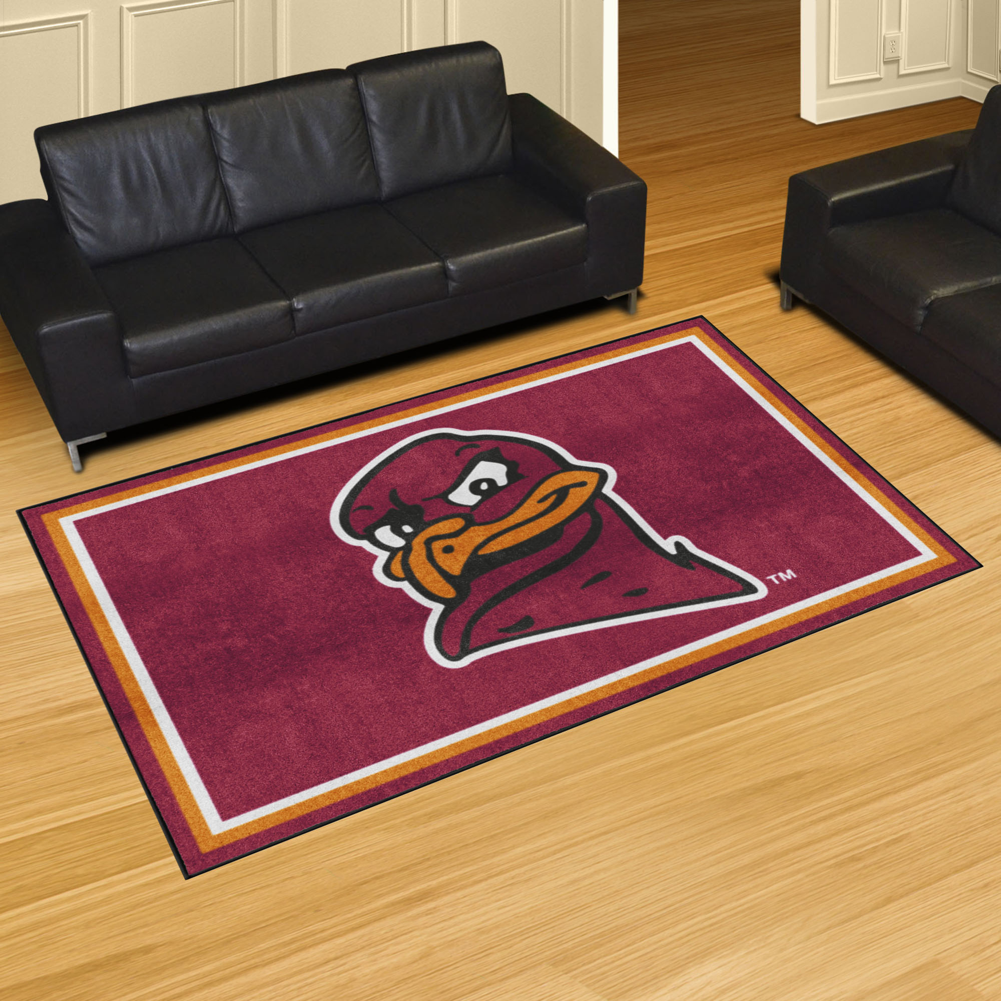 Virginia Tech Hokies 5x8 Area Rug - Alt Logo