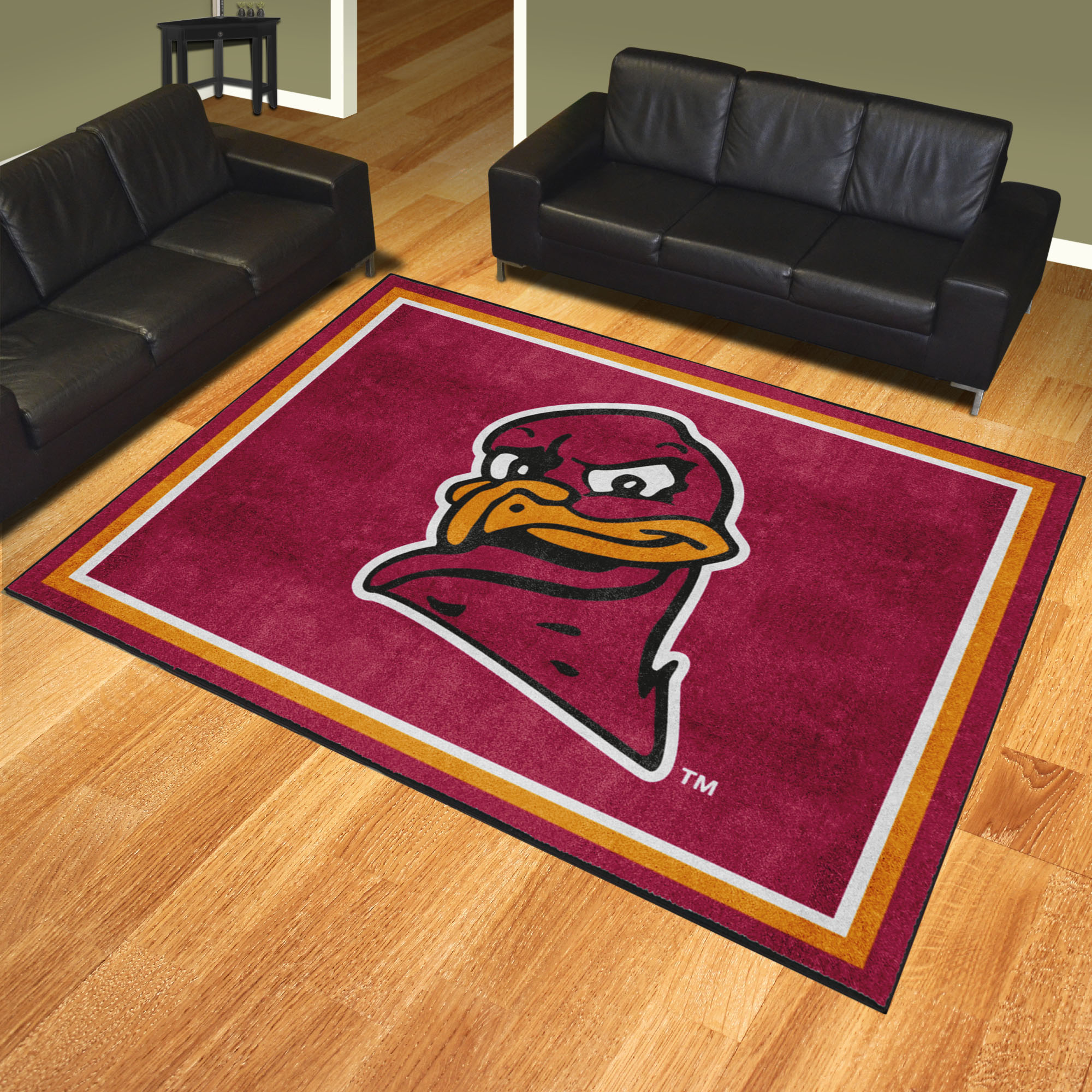 Virginia Tech Hokies 8x10 Area Rug - Alt Logo