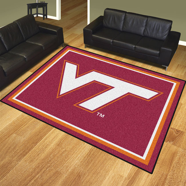 Virginia Tech Hokies Ultra Plush 8x10 Area Rug