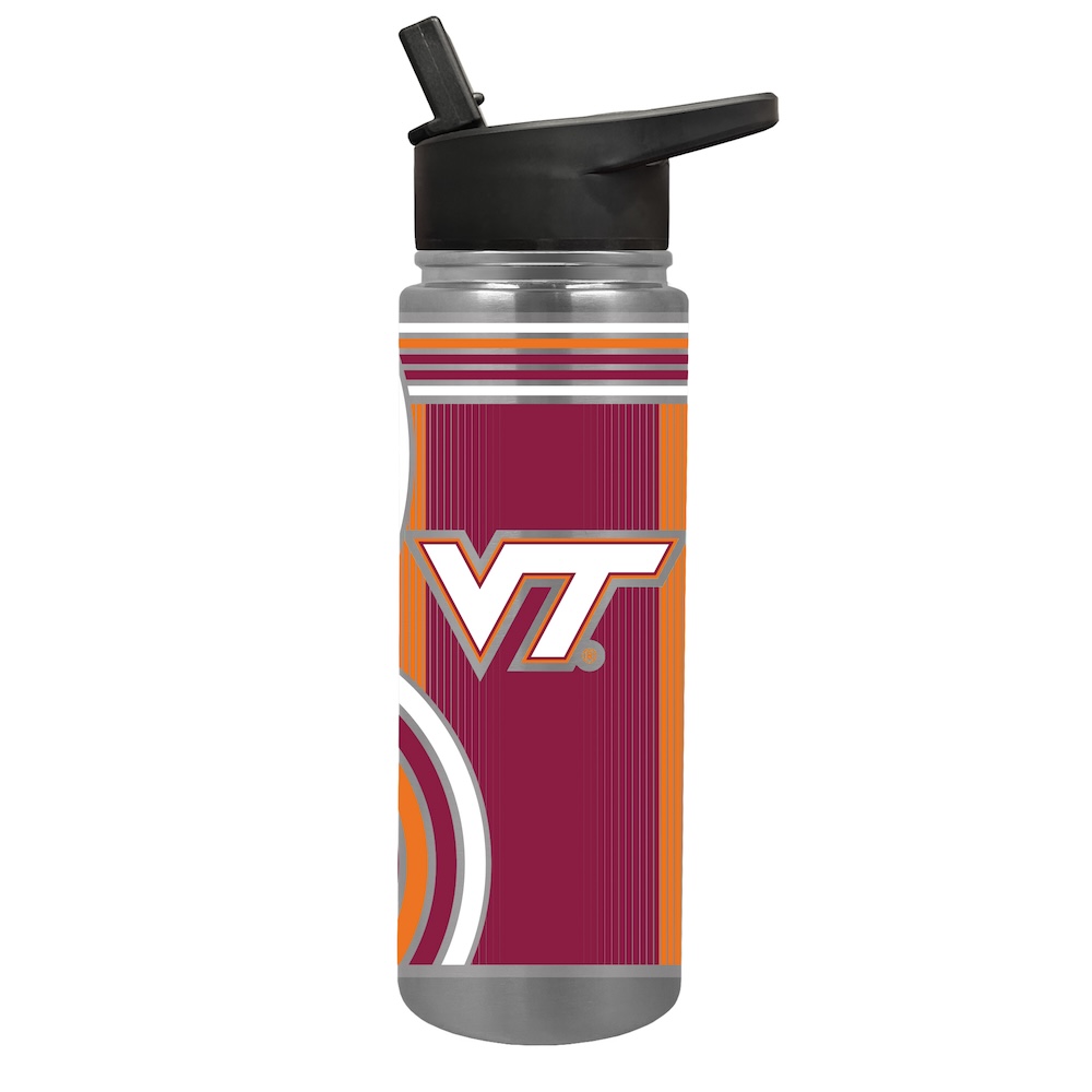 Virginia Tech Hokies COOL VIBES 24 oz Thirst Hydration Water Bottle