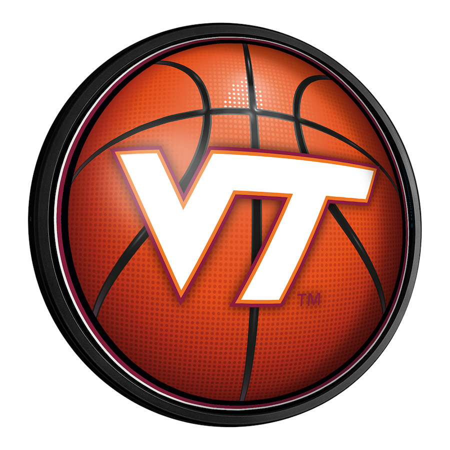 Virginia Tech Hokies Slimline LED Wall Sign ~ BASKETBALL