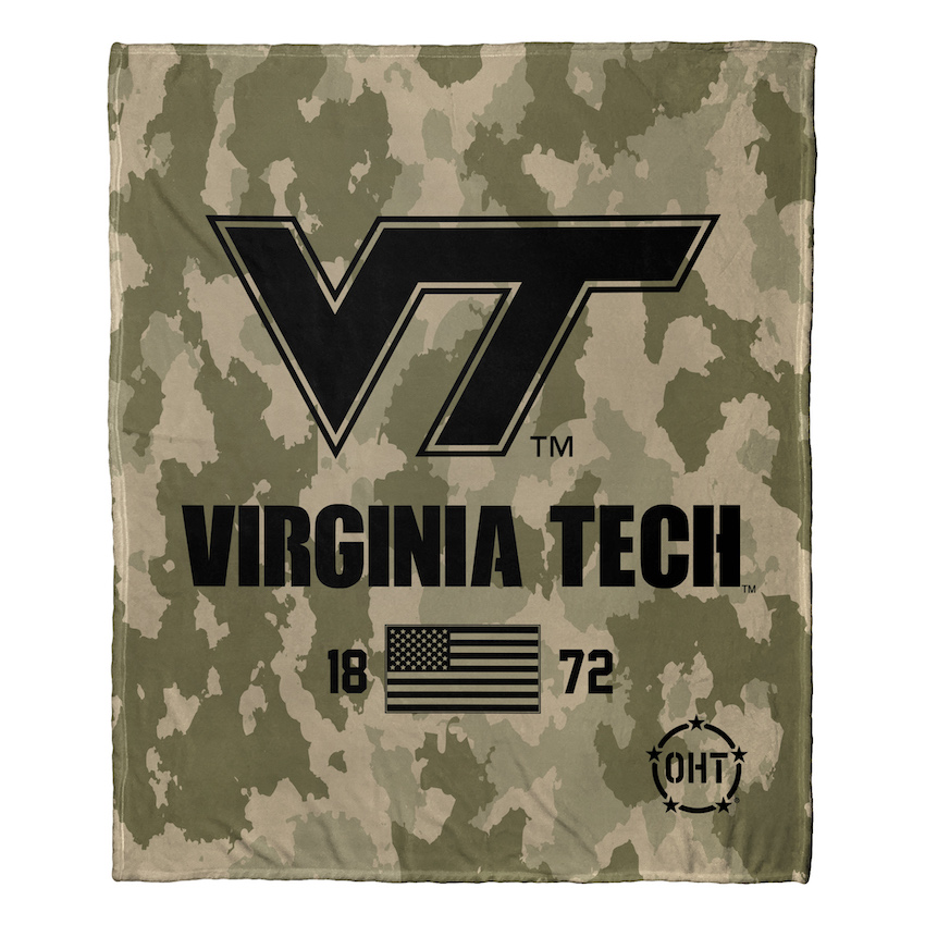 Virginia Tech Hokies OHT Special OPS Silk Touch Throw Blanket