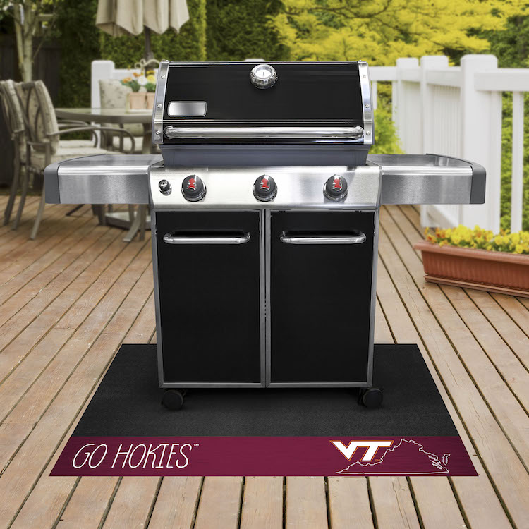 Virginia Tech Hokies SOUTHERN STYLE Grill Mat