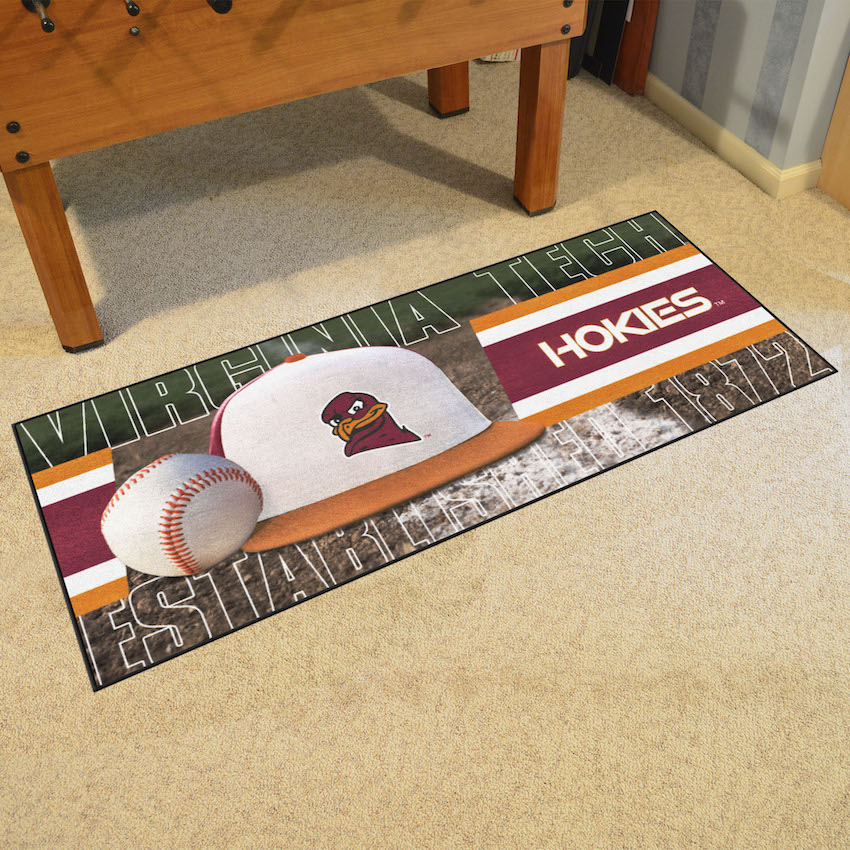 Virginia Tech Hokies 30 x 72 Baseball Carpet Runner