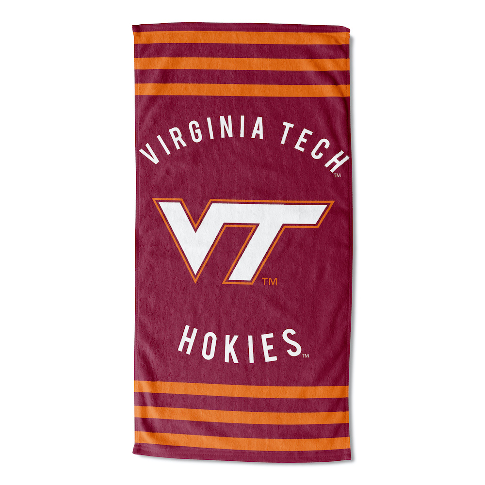 Virginia Tech Hokies Beach Towel