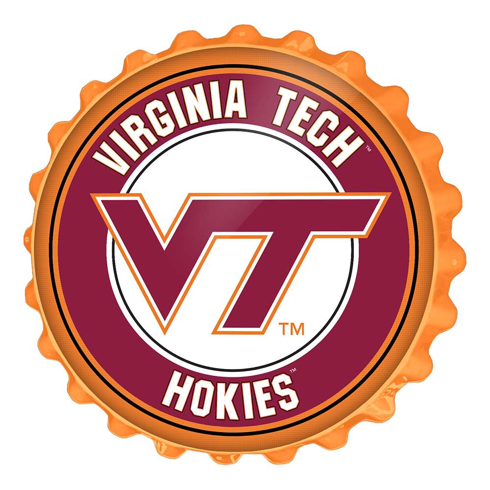 Virginia Tech Hokies Bottle Cap Wall Sign