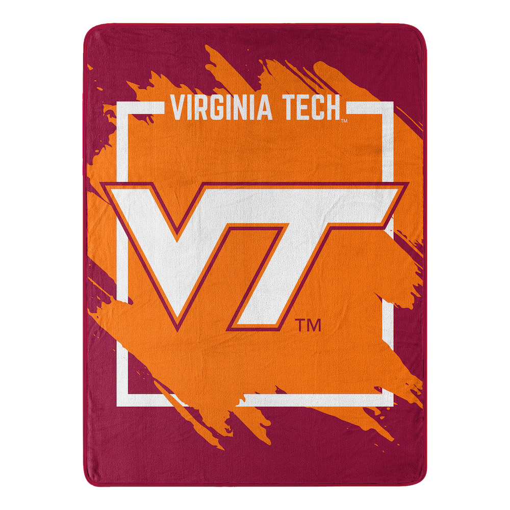 Virginia Tech Hokies Micro Raschel 50 x 60 Team Blanket