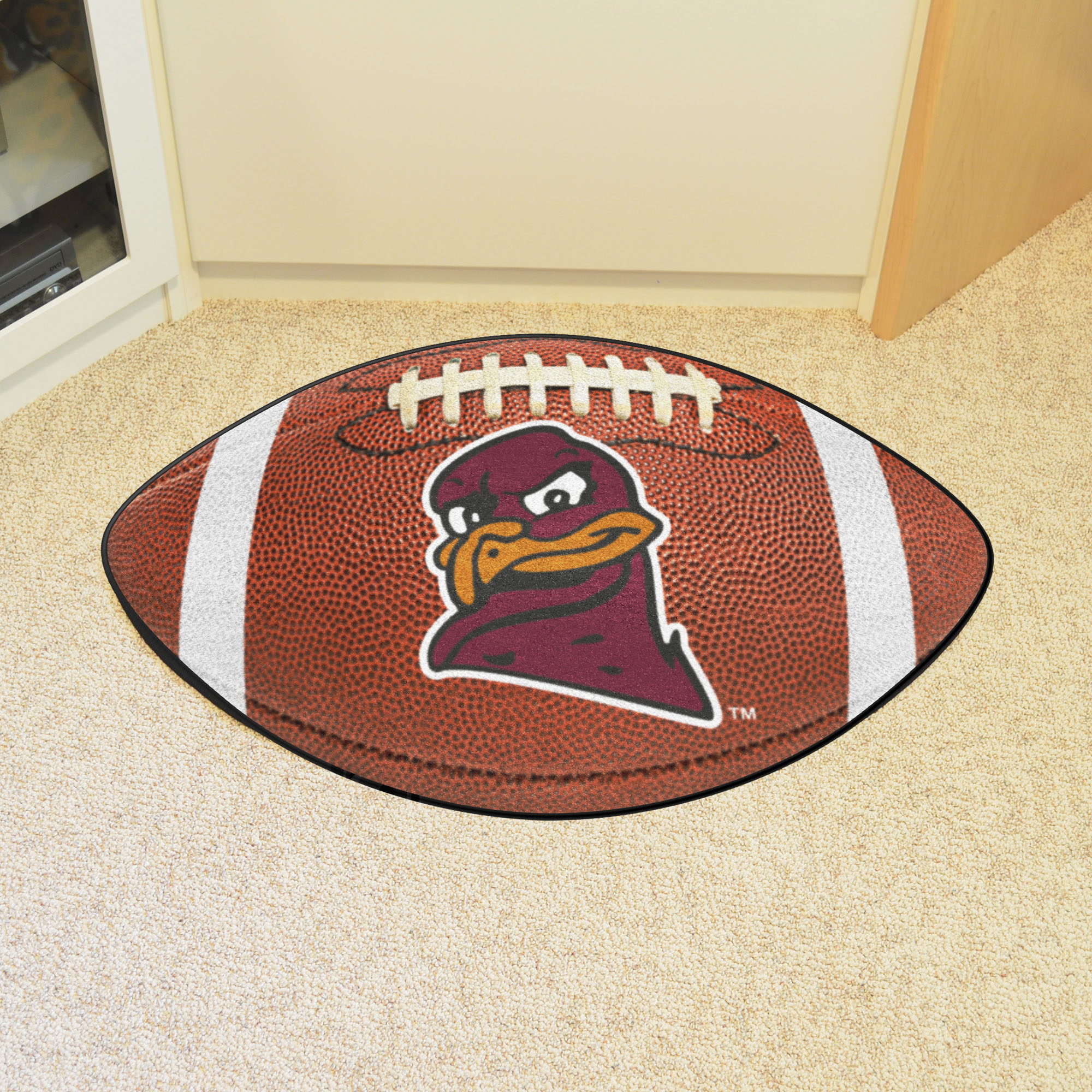 Virginia Tech Hokies FOOTBALL Mat - Alt Logo