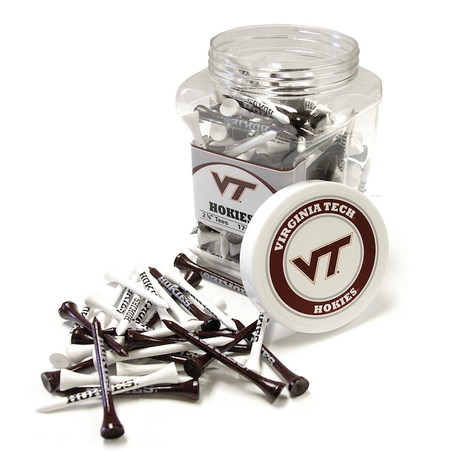 Virginia Tech Hokies 175 imprinted Tee Jar