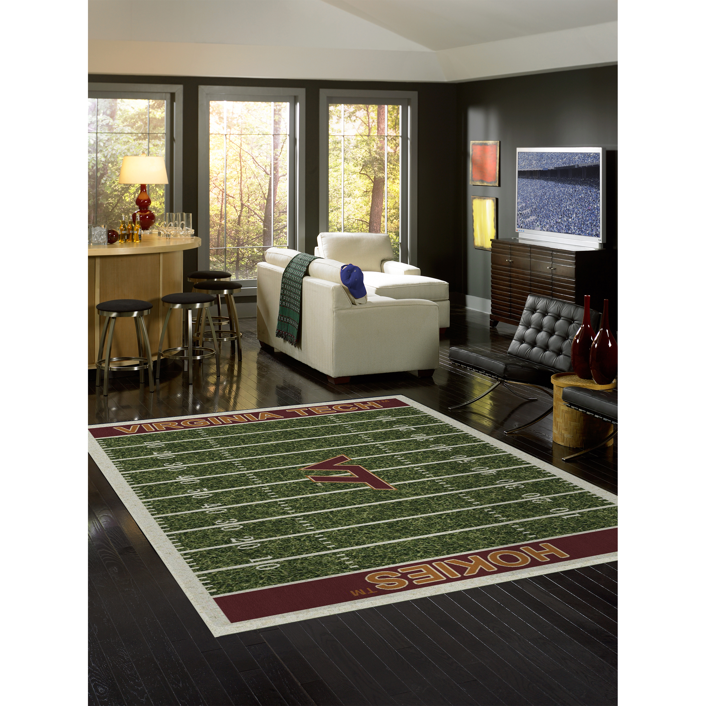 Virginia Tech Hokies 6 X 8 SPIRIT Rug