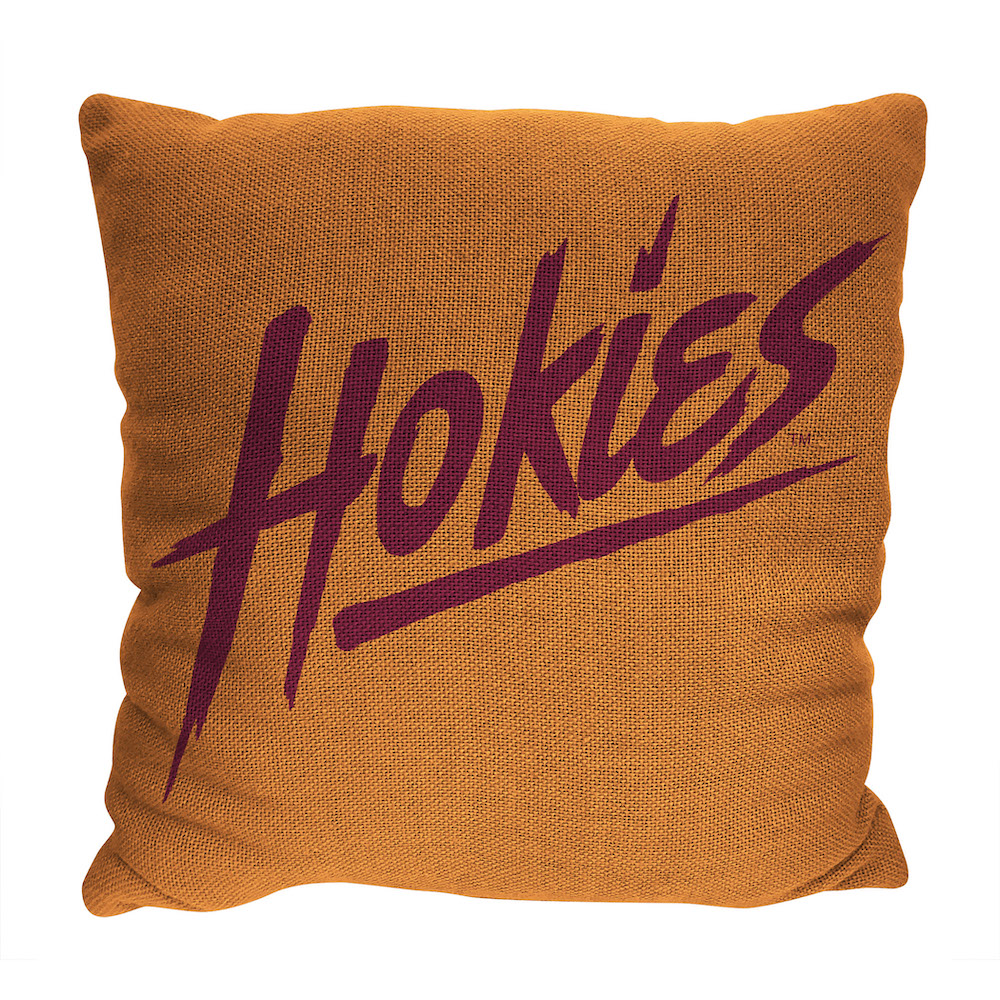 Virginia Tech Hokies Double Sided INVERT Woven Pillow