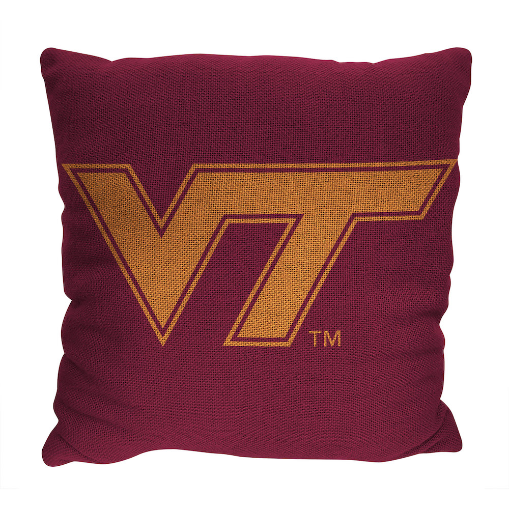 Virginia Tech Hokies Double Sided INVERT Woven Pillow