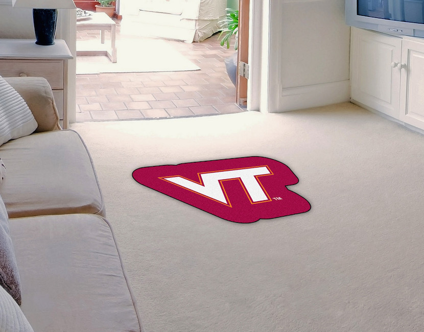 Virginia Tech Hokies MASCOT 36 x 48 Floor Mat