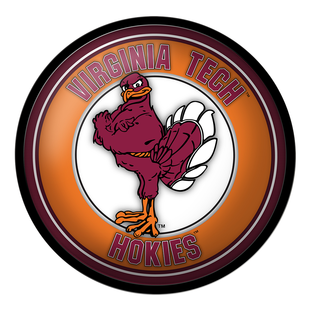 Virginia Tech Hokies MASCOT Modern Disc Wall Sign