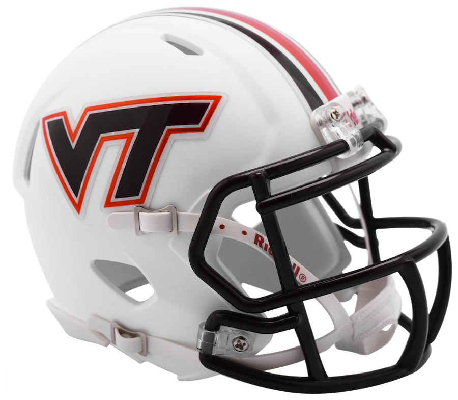 Virginia Tech Hokies NCAA Mini SPEED Helmet by Riddell - WHITE