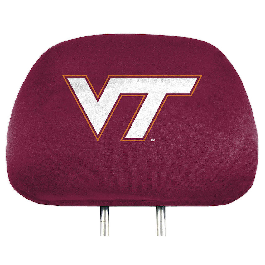 Virginia Tech Hokies Printed Head Rest Covers