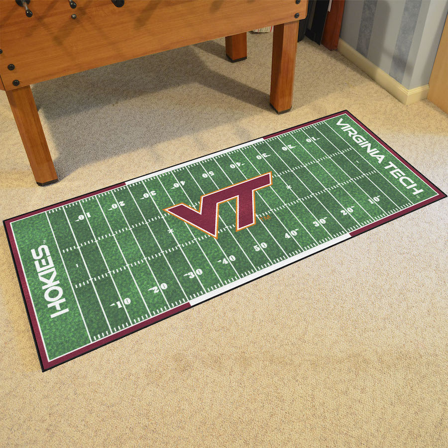 Virginia Tech Hokies 30 x 72 Football Field Carpet Runner